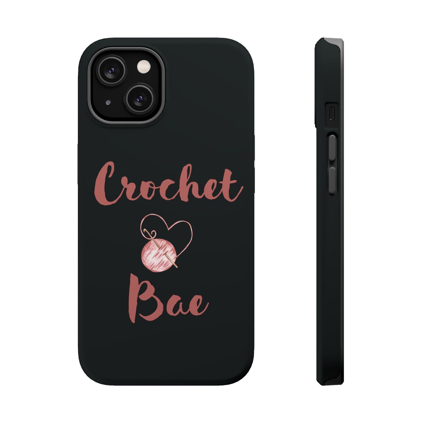 Phone Case - Crochet Bae Design with Heart