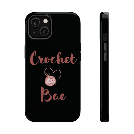 Phone Case - Crochet Bae Design with Heart